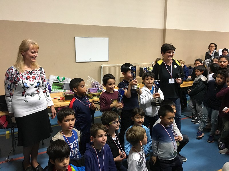 Podium petits poussins